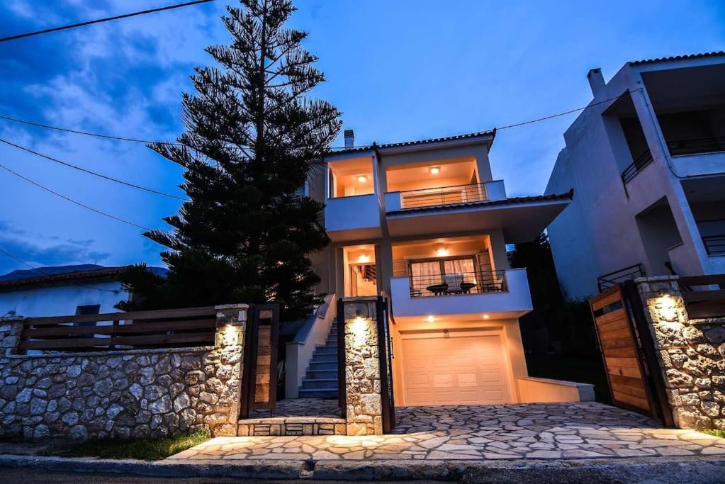 Aigli Luxurious Villa Kato Pitsa Exteriér fotografie