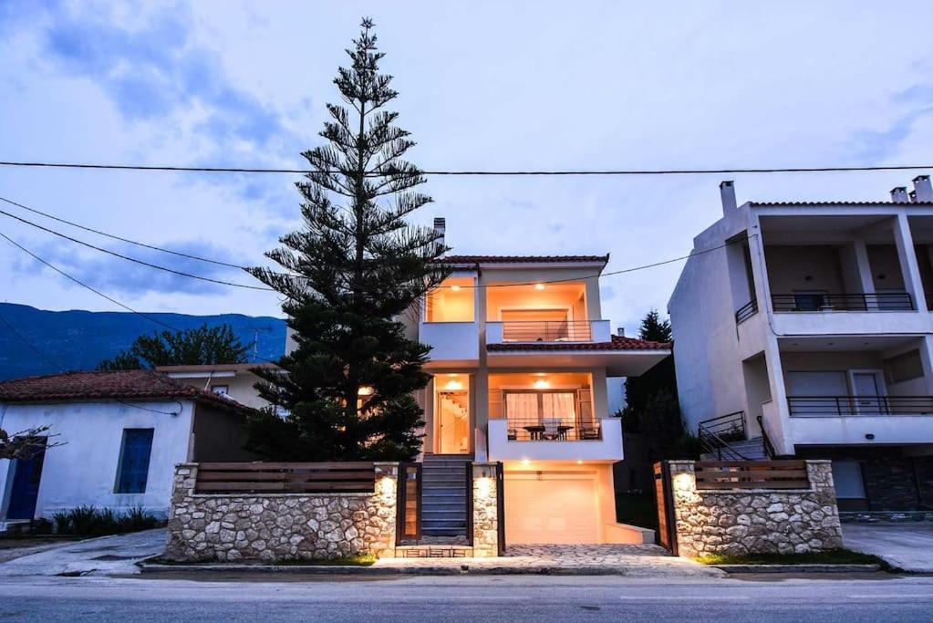 Aigli Luxurious Villa Kato Pitsa Exteriér fotografie